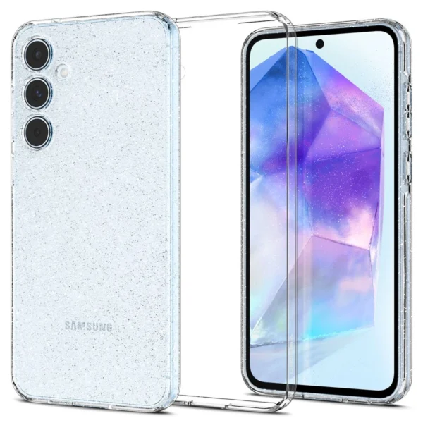 Spigen Liquid Crystal Case for Samsung Galaxy A55 5G - Clear Glittereng