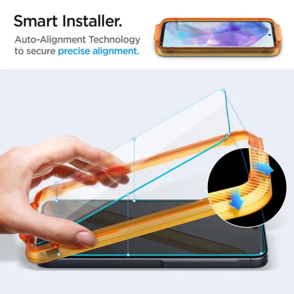 Spigen Glass tR AlignMaster 2 Pack - Samsung Galaxy A55eng