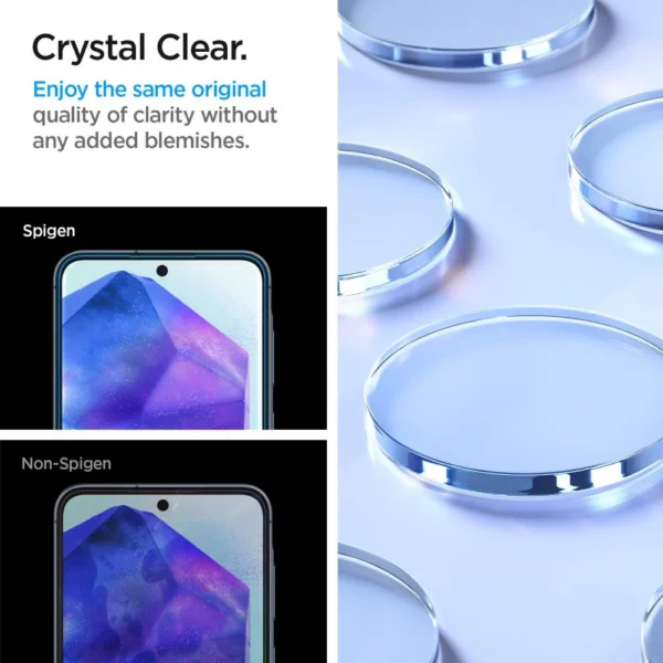 Spigen Glass tR AlignMaster 2 Pack - Samsung Galaxy A55eng