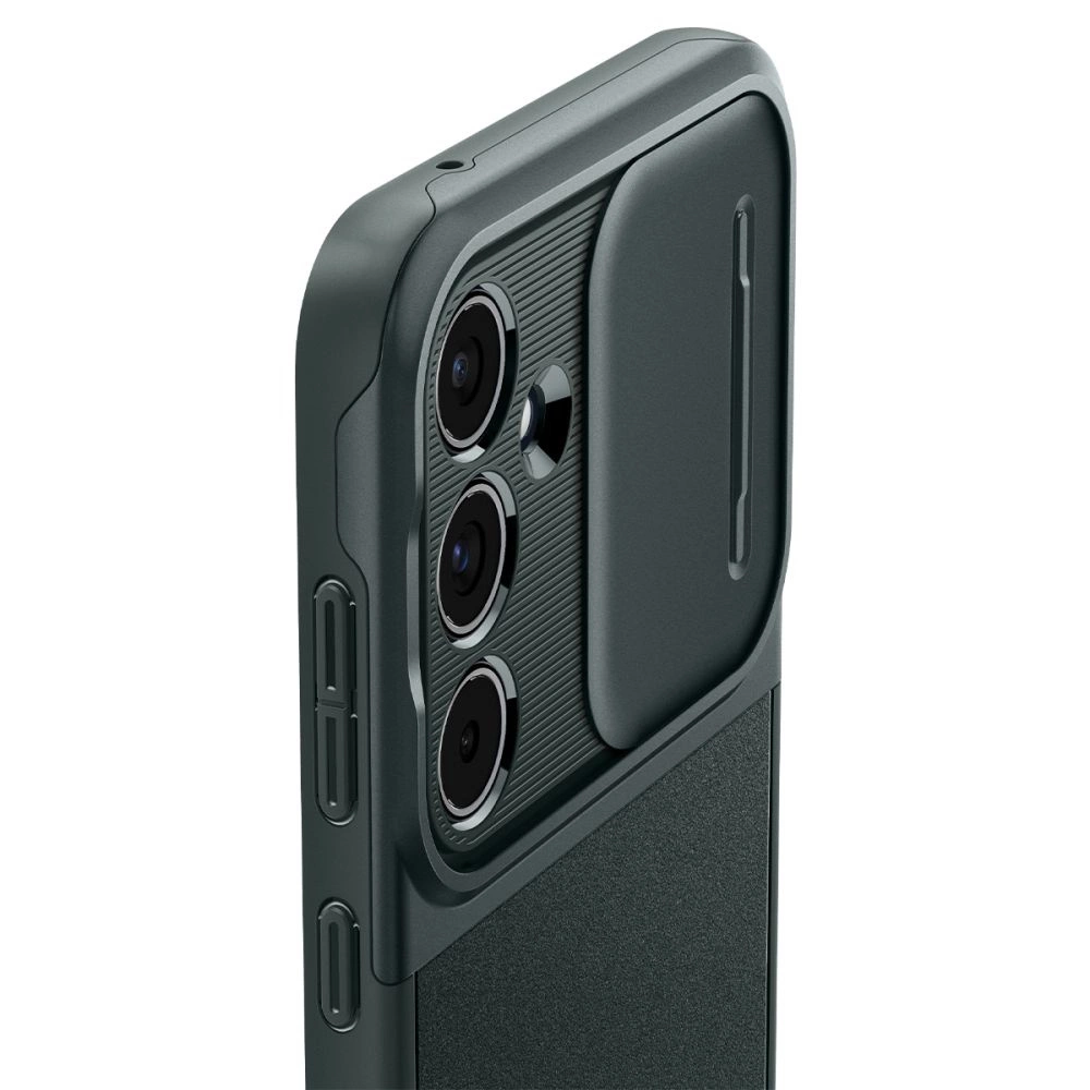 Spigen Optik Armor Case for Samsung Galaxy A55 5G - Dark Greeneng