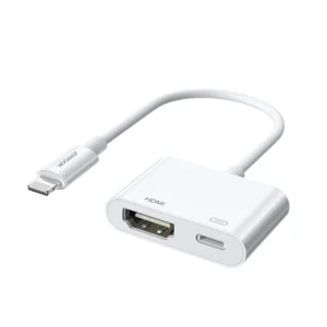 [RETURNED ITEM] Joyroom adapter from Lightning (male) to digital HDMI (female) + Lightning (female) FullHD 1080p 60Hz white (S-H141 white)eng