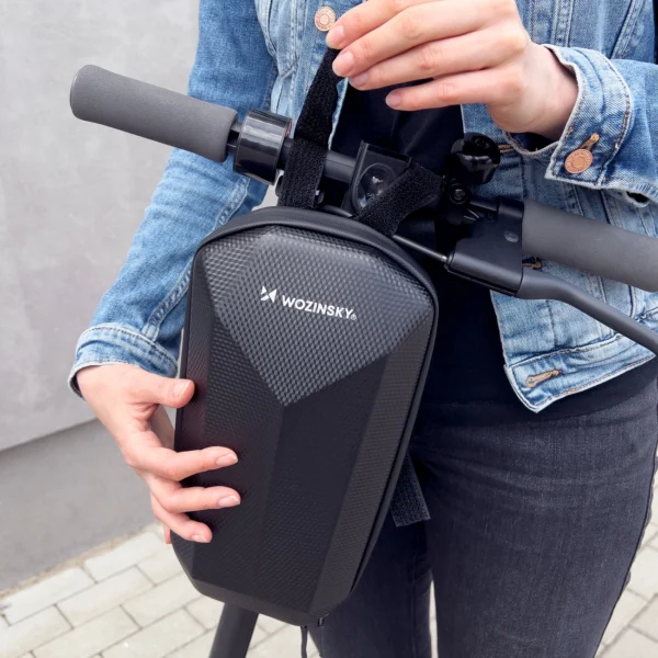 [RETURNED ITEM] Wozinsky waterproof scooter handlebar bag 4l handlebar bag black (WSB2BK)eng
