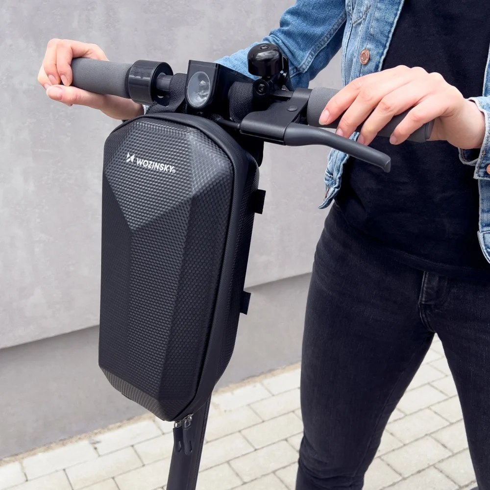 [RETURNED ITEM] Wozinsky waterproof scooter handlebar bag 4l handlebar bag black (WSB2BK)eng
