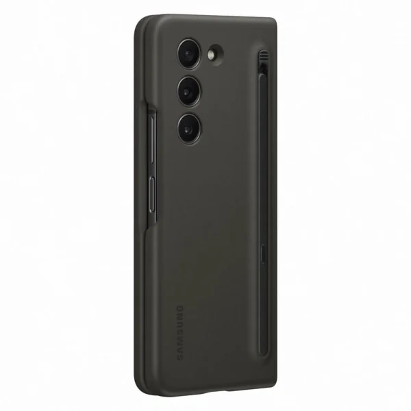 [RETURNED ITEM] Silicone Case Set for Samsung Galaxy Z Fold 5 Slim Case with Stylus + 25W USB C Wall Charger - Blackeng