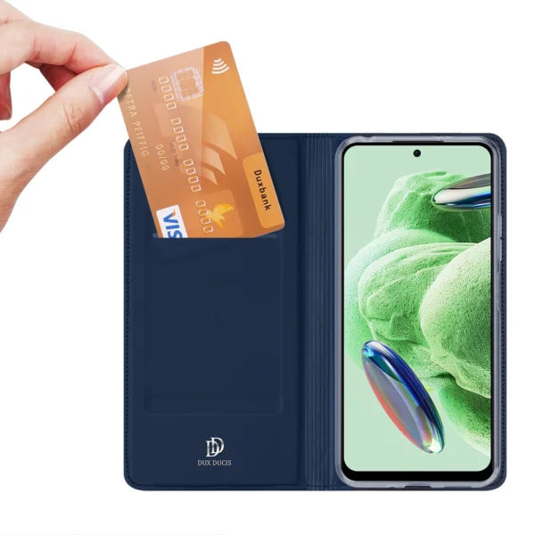 [RETURNED ITEM] Dux Ducis Skin Pro case for Xiaomi Redmi Note 12 Pro+ flip cover card wallet stand blueeng