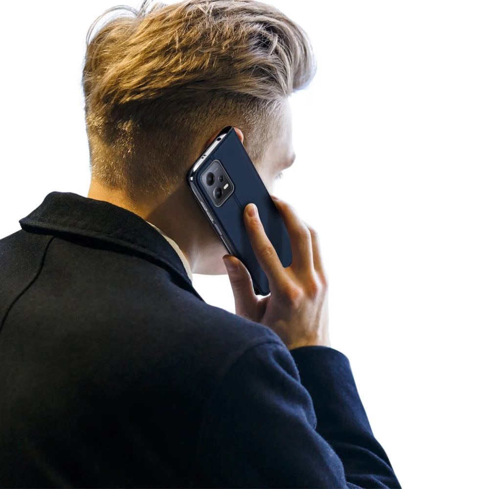 [RETURNED ITEM] Dux Ducis Skin Pro case for Xiaomi Redmi Note 12 Pro+ flip cover card wallet stand blueeng