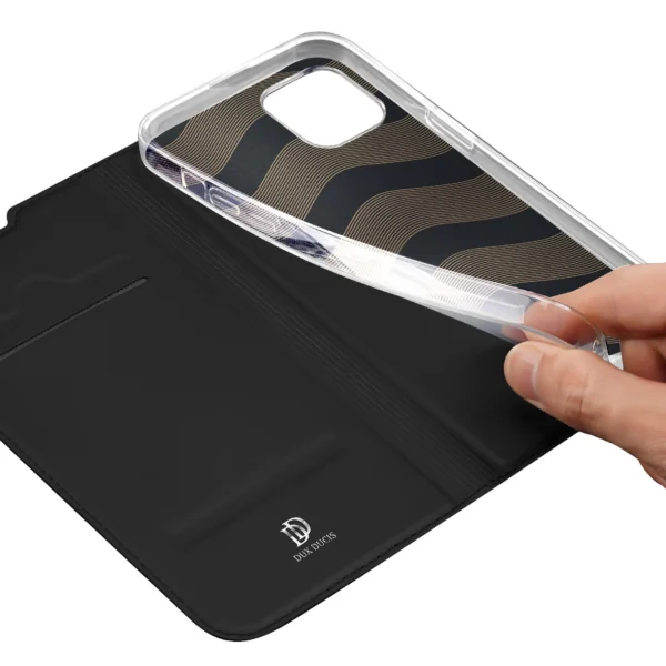 [RETURNED ITEM] Dux Ducis Skin Pro Holster Flip Cover for iPhone 14 Plus blackeng