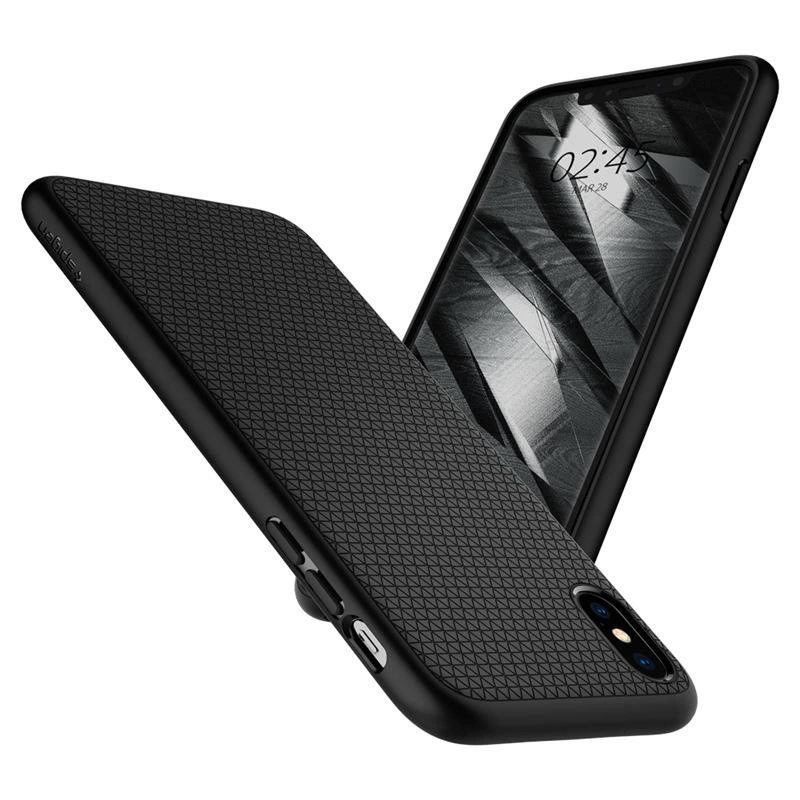Spigen Liquid Air case for iPhone X / XS - matte blackeng