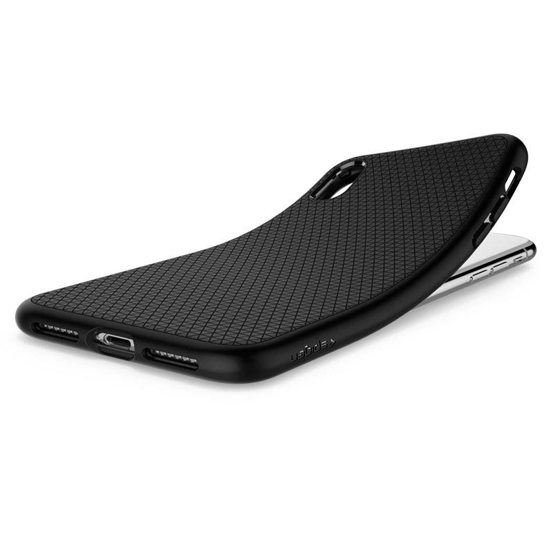 Spigen Liquid Air case for iPhone X / XS - matte blackeng