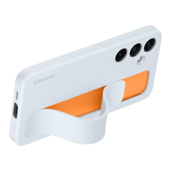 [RETURNED ITEM] Samsung Standing Grip Case EF-GS921CLEGWW with holder / stand for Samsung Galaxy S24 - light blueeng