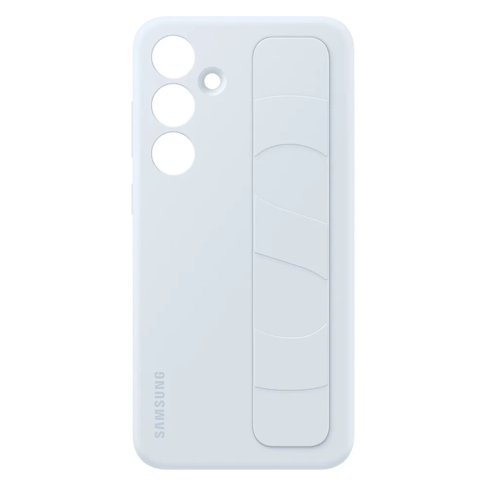 [RETURNED ITEM] Samsung Standing Grip Case EF-GS921CLEGWW with holder / stand for Samsung Galaxy S24 - light blueeng