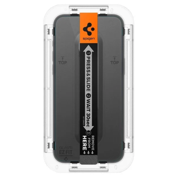 [RETURNED ITEM] TEMPERED GLASS Spigen GLAS.TR "EZ FIT" 2-PACK IPHONE 15 PRO MAX CLEAReng