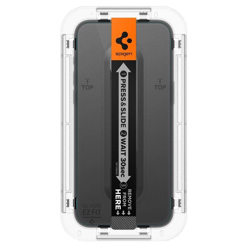 [RETURNED ITEM] TEMPERED GLASS Spigen GLAS.TR "EZ FIT" 2-PACK IPHONE 15 PRO MAX CLEAReng