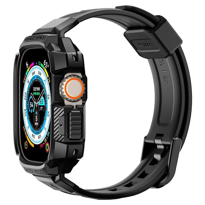 [RETURNED ITEM] Spigen RUGGED ARMOR "PRO" Apple Watch ULTRA (49MM) BLACKeng