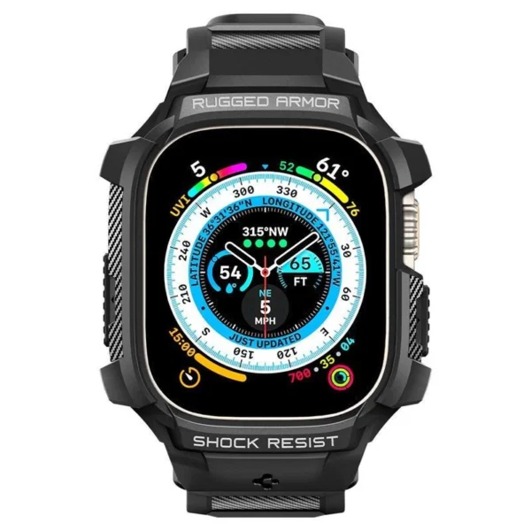 [RETURNED ITEM] Spigen RUGGED ARMOR "PRO" Apple Watch ULTRA (49MM) BLACKeng
