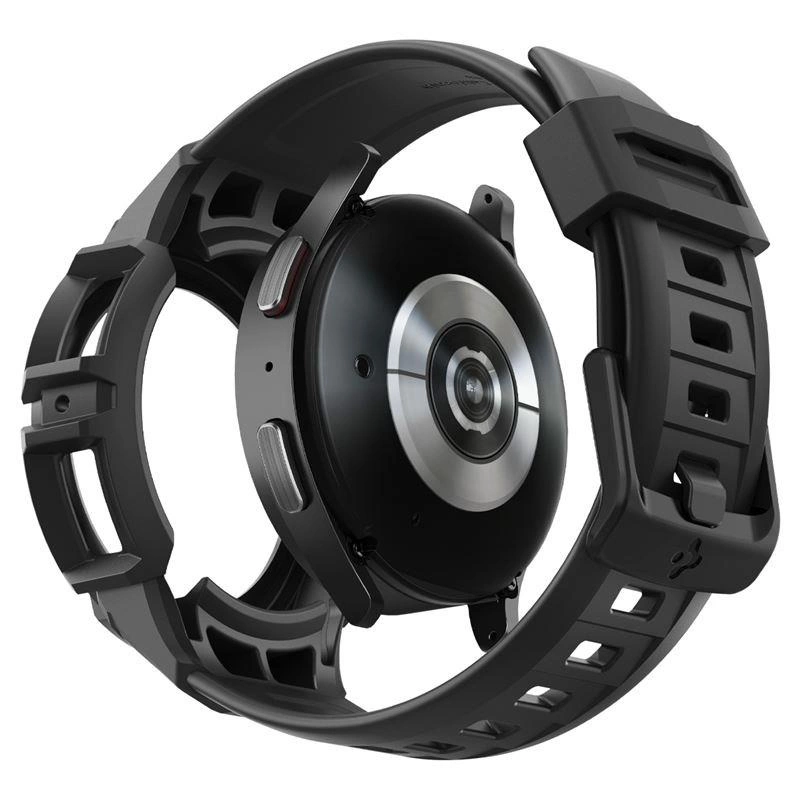 Spigen Rugged Armor Pro case with strap for Samsung Galaxy Watch 5 Pro (45 mm) - blackeng