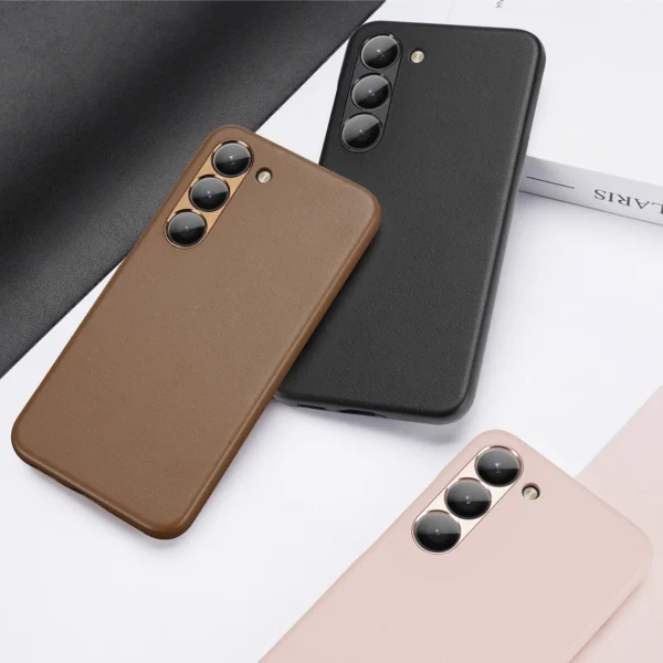 [RETURNED ITEM] Dux Ducis Grit case for Samsung Galaxy S23 elegant case made of artificial leather blackeng