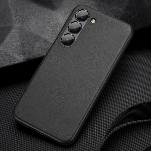 [RETURNED ITEM] Dux Ducis Grit case for Samsung Galaxy S23 elegant case made of artificial leather blackeng