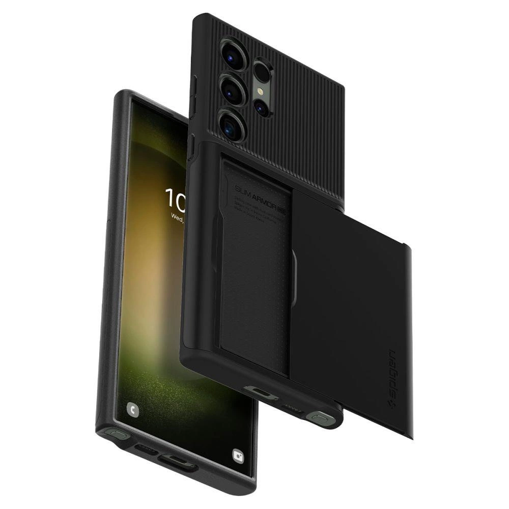 Spigen Slim Armor CS case for Samsung Galaxy S23 Ultra - blackeng