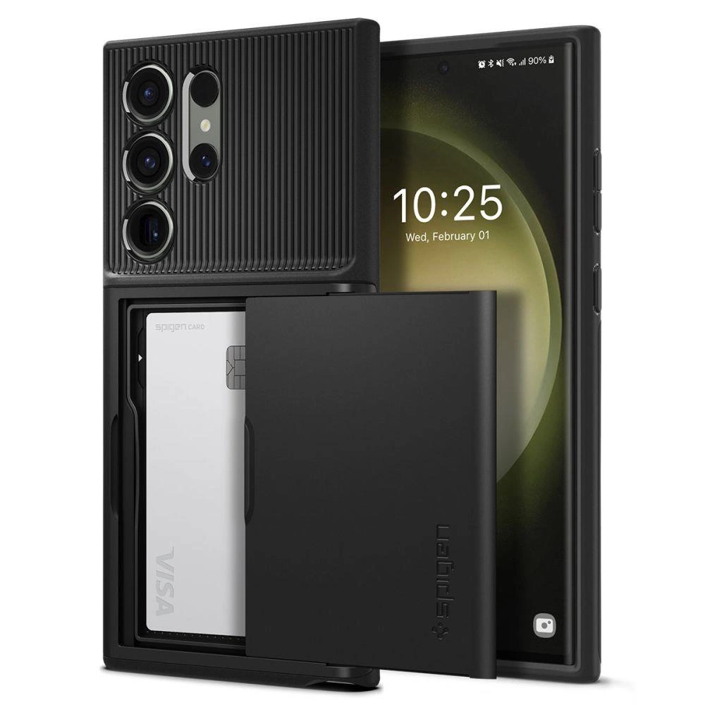 Spigen Slim Armor CS case for Samsung Galaxy S23 Ultra - blackeng