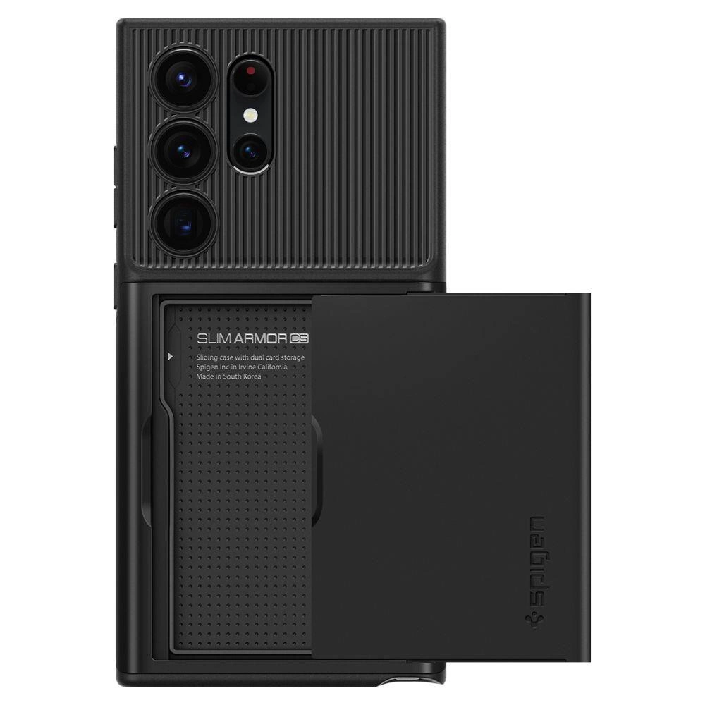 Spigen Slim Armor CS case for Samsung Galaxy S23 Ultra - blackeng