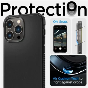 [RETURNED ITEM] Spigen Rugged Armor Mag case with MagSafe for iPhone 14 Pro Max - matte blackeng