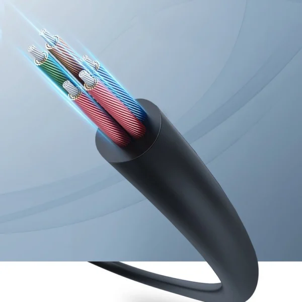 [RETURNED ITEM] Ugreen AUX splitter cable 3.5 mm mini jack (female) - 2x 3.5 mm mini jack (male - microphone and headphones) black (AV140 20899)eng