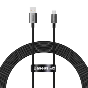 Baseus Superior Series USB-A / USB-C 100W Cable for Huawei / Honor 1.5m - Blackeng