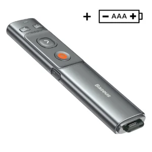 Baseus Orange Dot wireless laser pointer for presentations - gray (with battery)eng