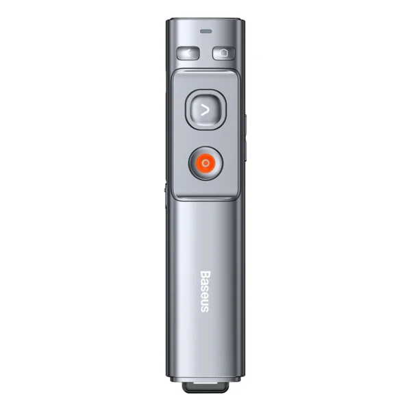 Baseus Orange Dot Wireless Presentation Laser Pointer - Gray (without batteries)eng