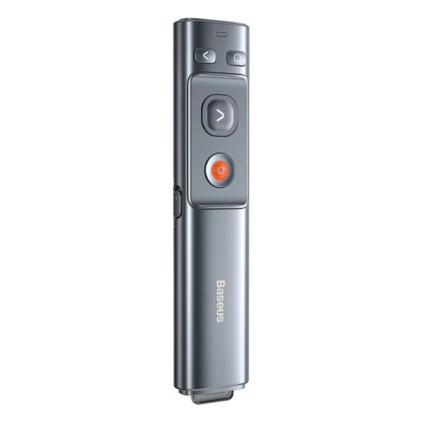 Baseus Orange Dot Wireless Presentation Laser Pointer - Gray (without batteries)eng