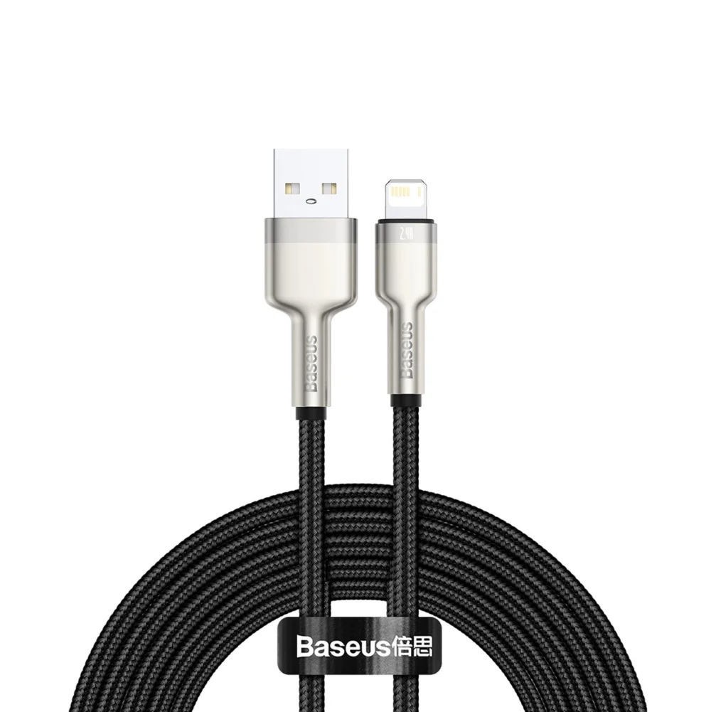 Baseus Cafule Series Metal Data USB-A / Lightning 2.4A cable 1m - blackeng