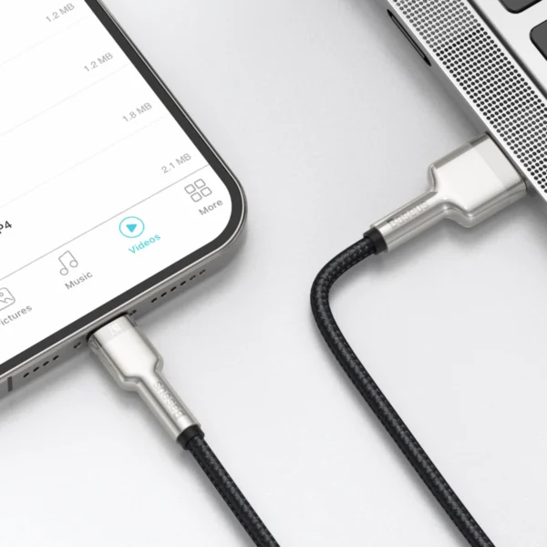 Baseus Cafule Series Metal Data USB-A / Lightning 2.4A cable 1m - blackeng