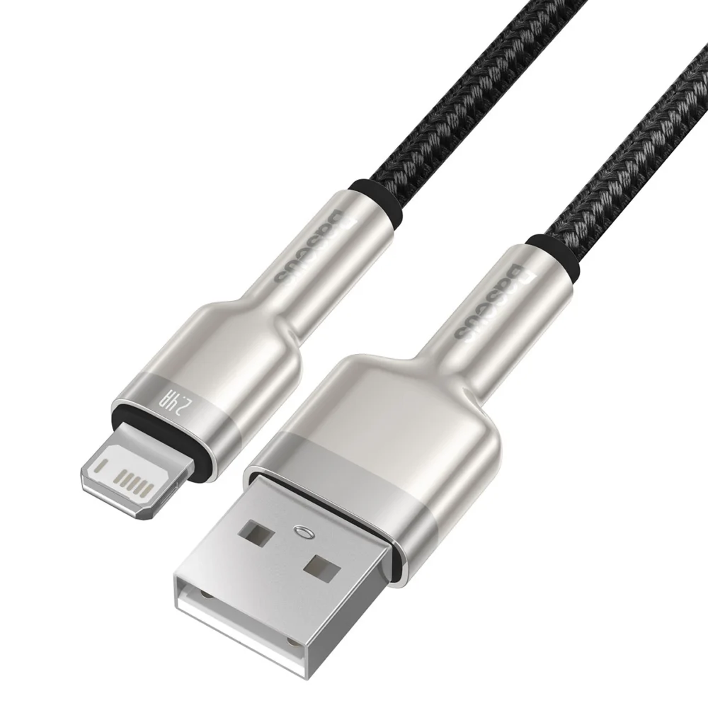 Baseus Cafule Series Metal Data USB-A / Lightning 2.4A cable 1m - blackeng