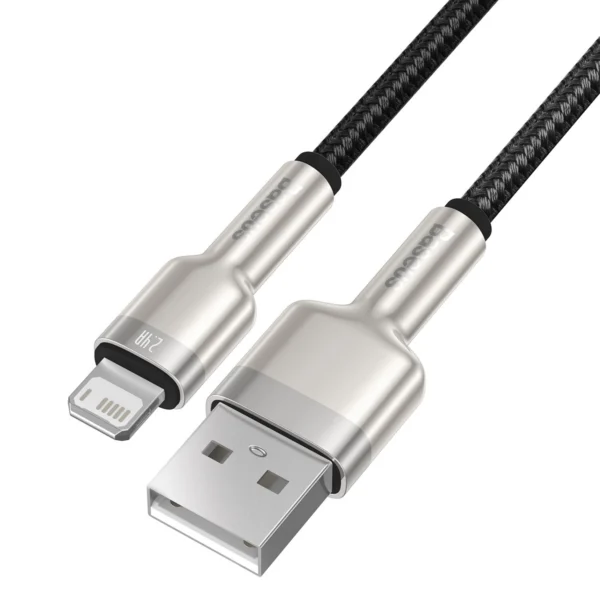 Baseus Cafule Series Metal Data USB-A / Lightning 2.4A cable 1m - blackeng