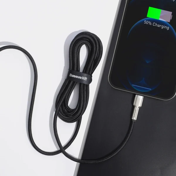 Baseus Cafule Series Metal Data USB-A / Lightning 2.4A cable 1m - blackeng