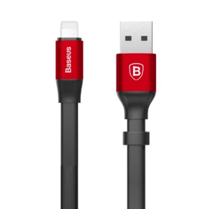 Baseus Nimble USB-A / Lightning 2A cable 0.23 m - red and blackeng