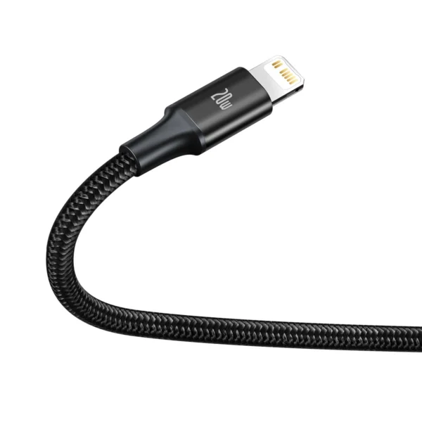 Baseus Rapid Series 3in1 USB-C - USB-C / Lightning / micro USB cable 20W PD 1.5m - blackeng