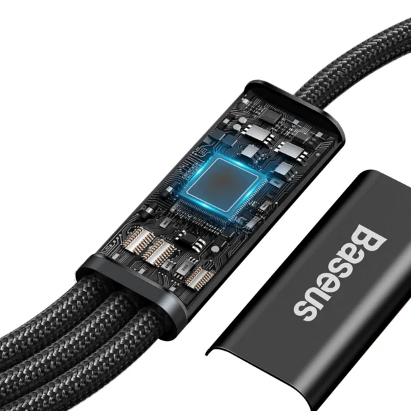 Baseus Rapid Series 3in1 USB-C - USB-C / Lightning / micro USB cable 20W PD 1.5m - blackeng