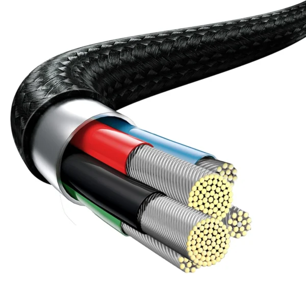 Baseus Rapid Series 3in1 USB-C - USB-C / Lightning / micro USB cable 20W PD 1.5m - blackeng