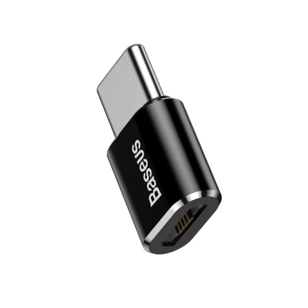 Baseus Mini Micro USB to USB-C adapter - blackeng