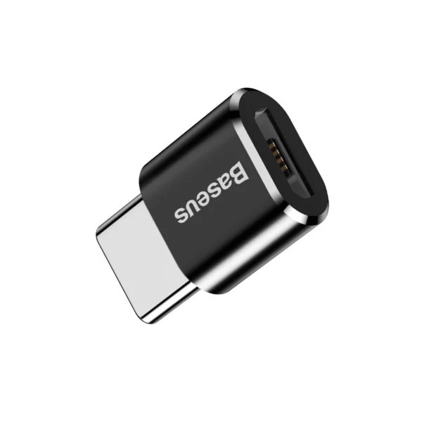 Baseus Mini Micro USB to USB-C adapter - blackeng