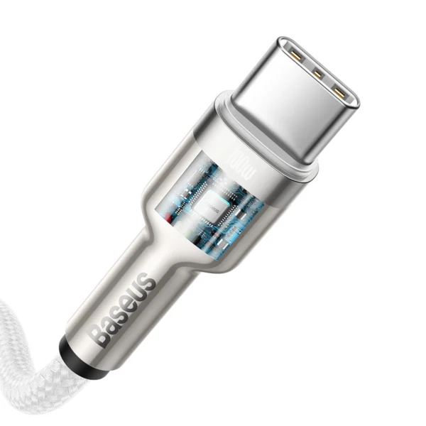 Baseus Cafule Series Metal Data USB-C / USB-C PD QC SCP 100W 5A 1 m cable - whiteeng