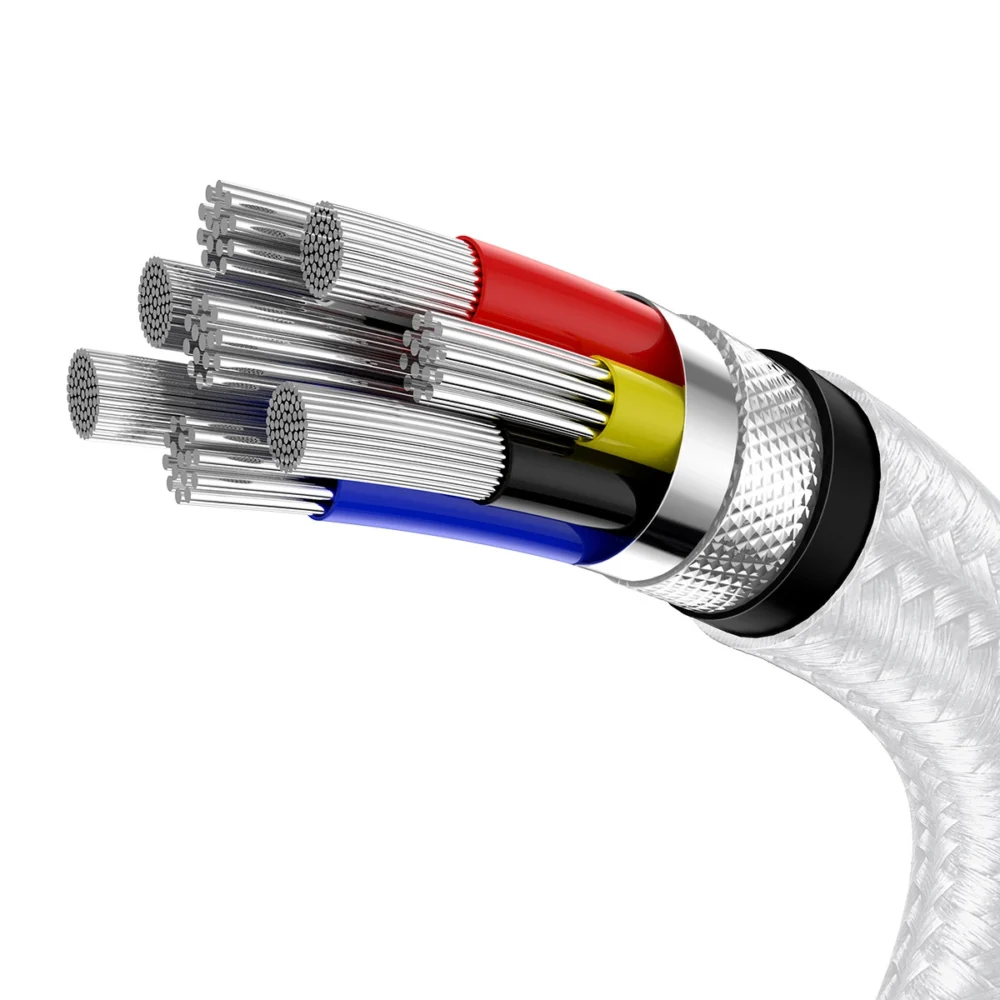 Baseus Cafule Series Metal Data USB-C / USB-C PD QC SCP 100W 5A 1 m cable - whiteeng