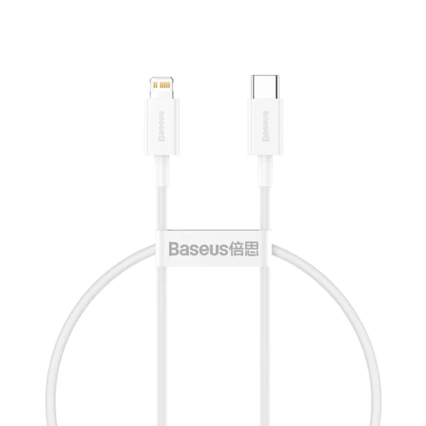 Baseus Superior Series USB-C / Lightning PD 20W 2 m cable - whiteeng
