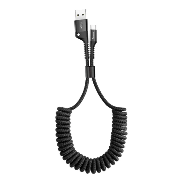 Baseus Fish Eye cable USB-A / USB-C 2A 1m - blackeng