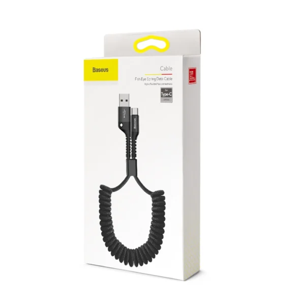 Baseus Fish Eye cable USB-A / USB-C 2A 1m - blackeng