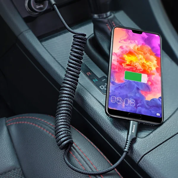 Baseus Fish Eye cable USB-A / USB-C 2A 1m - blackeng