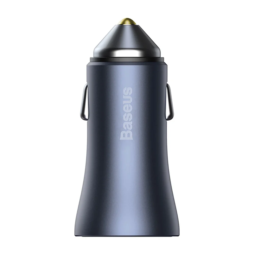 Baseus Golden Contactor Pro 2x USB-A 40W car charger QC SCP FCP AFC - grayeng