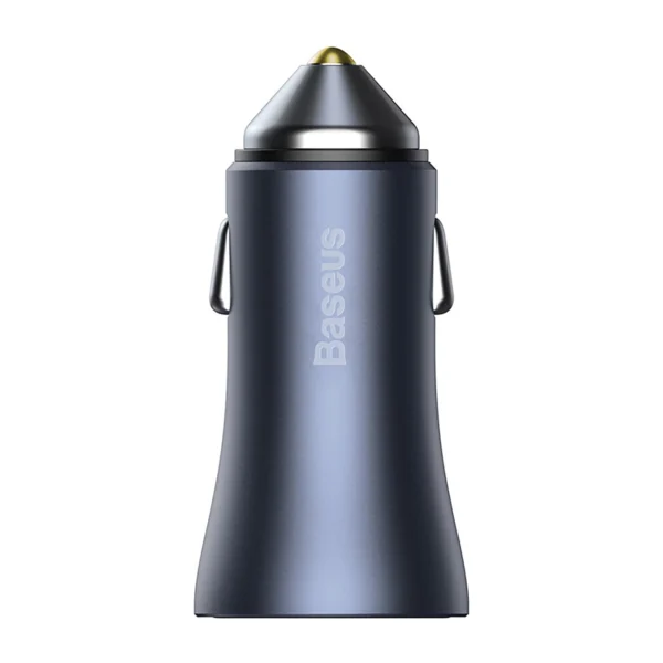 Baseus Golden Contactor Pro 2x USB-A 40W car charger QC SCP FCP AFC - grayeng